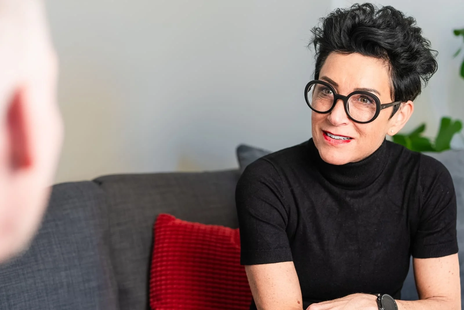 Dr. Alexandra Singer im Sparring-Gespräch