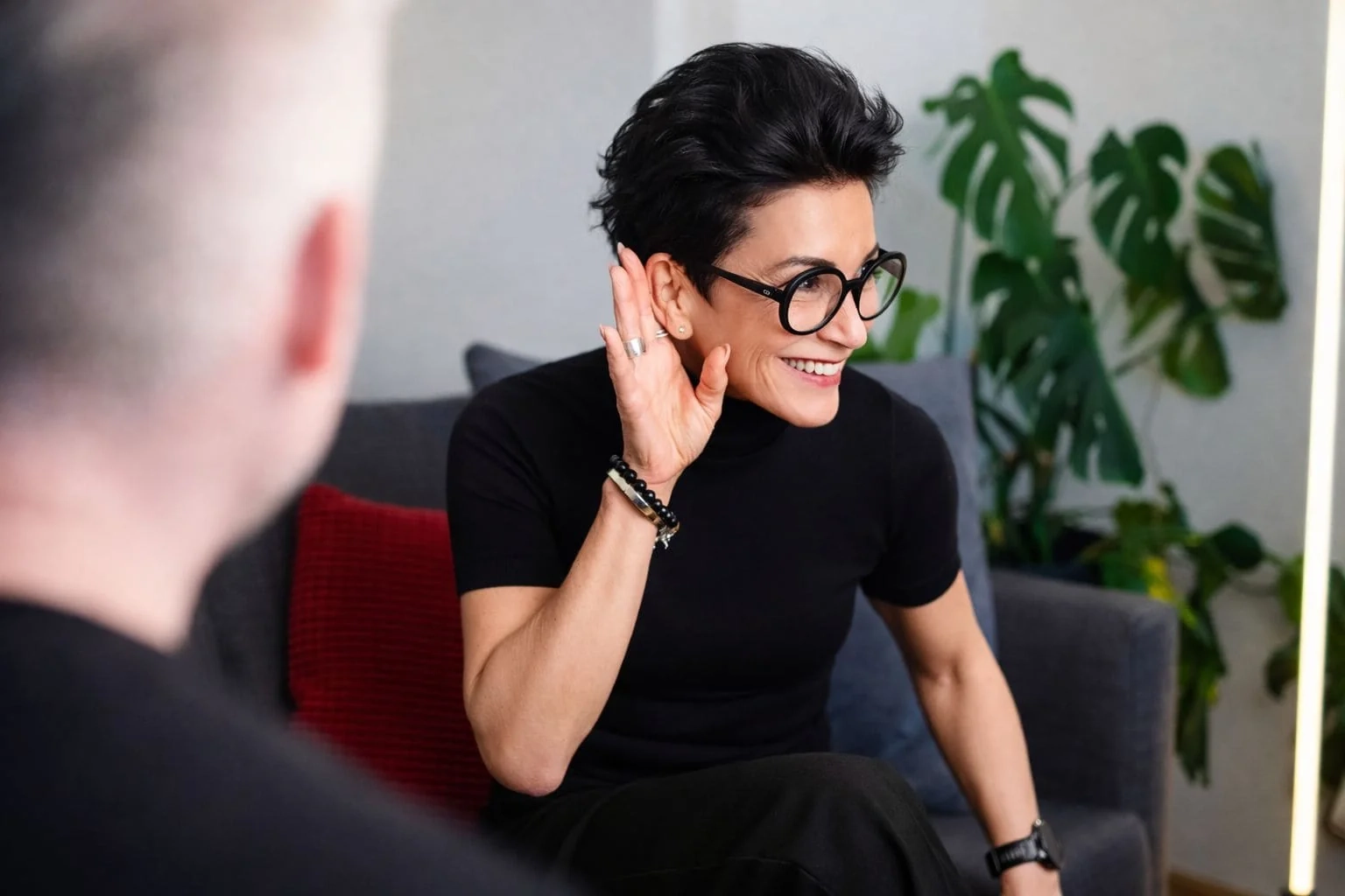 Dr. Alexandra Singer im Sparring-Gespräch